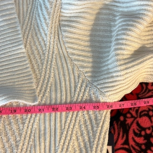 NWT Rachel Roy Women’s Cream Midi Long Cardigan With Pockets Size 1X - Picture 7 of 8